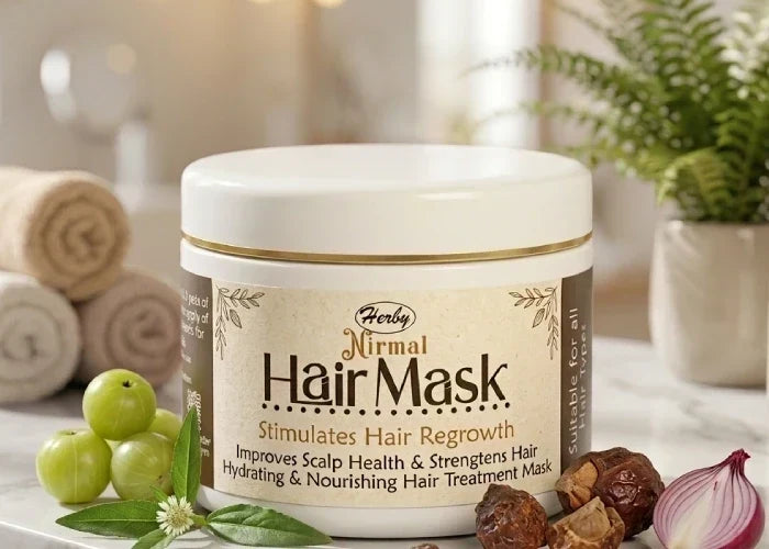 natural ingredients used in a hair mask for hair growth