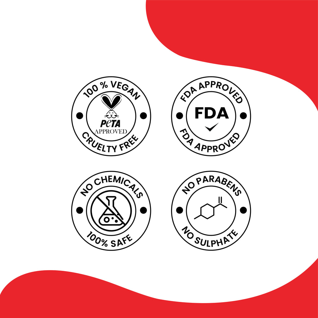 Herby Ants and Bugs Repellent certification graphic featuring quality, FDA and cruelty-free style assurance badges.