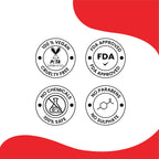Herby Ants and Bugs Repellent certification graphic featuring quality, FDA and cruelty-free style assurance badges.
