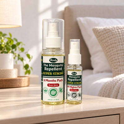 Herby Natural Mosquito Repellent Room Spray | Pure Herbal Spice Extract