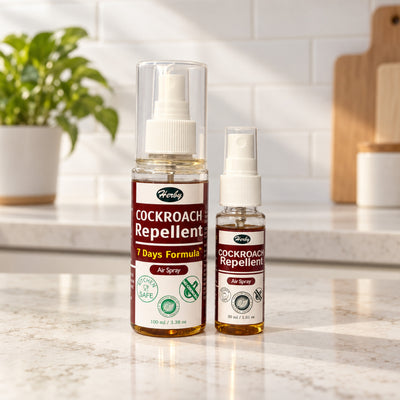 Herby Food-Grade Cockroach Repellent Spray | 100% Kitchen-Safe & Botanical