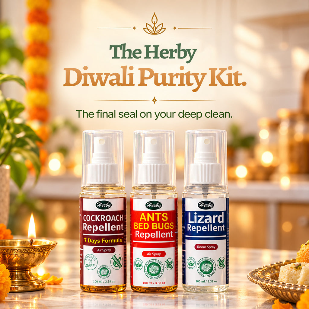 The Herby Diwali Purity Kit | Cockroach, Ant & Lizard Repellent