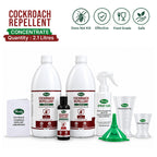 Herby cockroach repellent concentrate 2.1 litre kit with bottles and mixing accessories