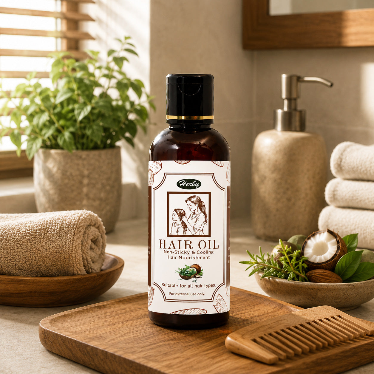 Herby Non Sticky Hair Oil