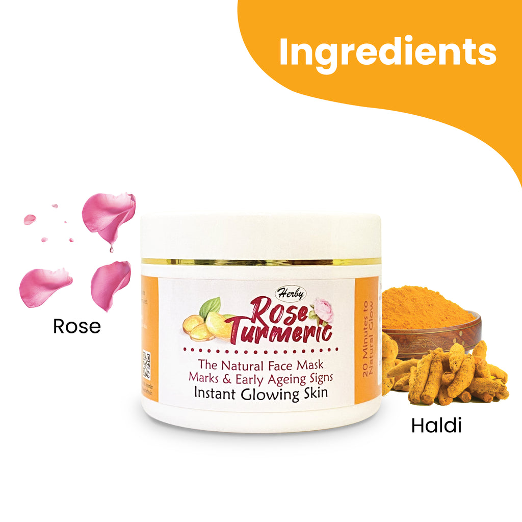 Rose Turmeric Face Pack
