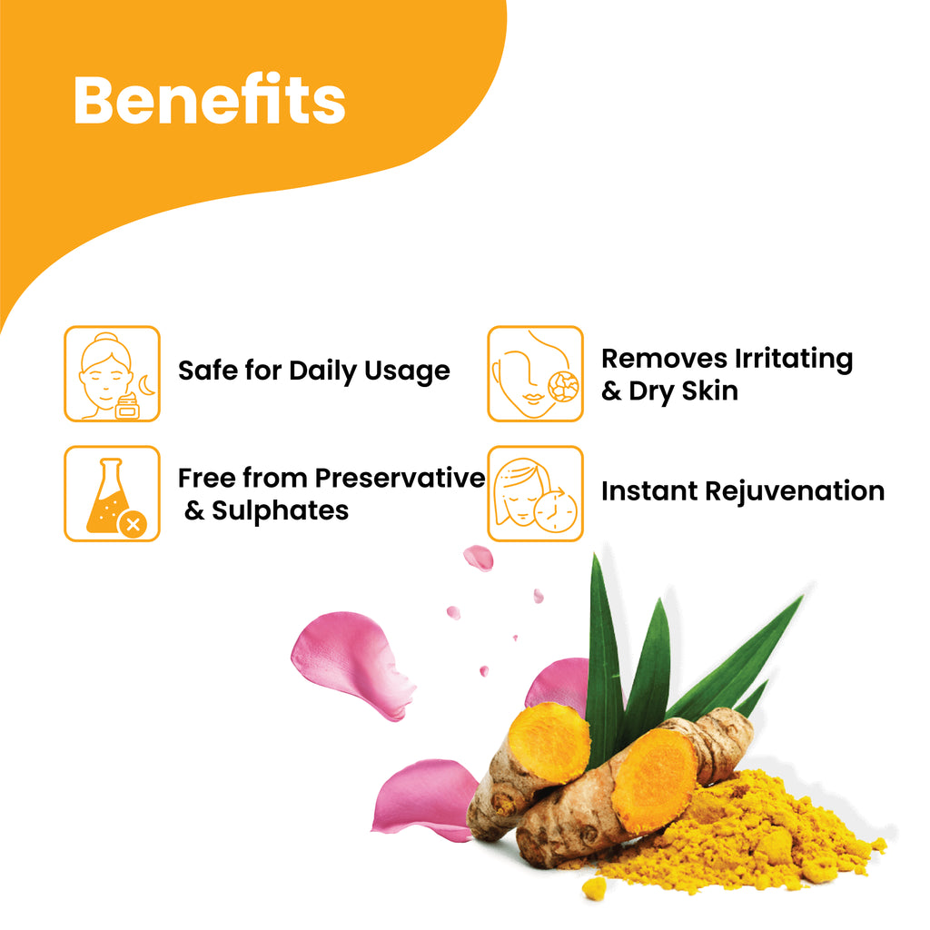 Rose Turmeric Face Pack