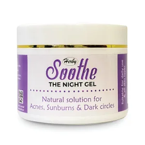 Herby Soothe Night Gel - Undereye Circles, Scars & Marks, Face Relaxant - 100g